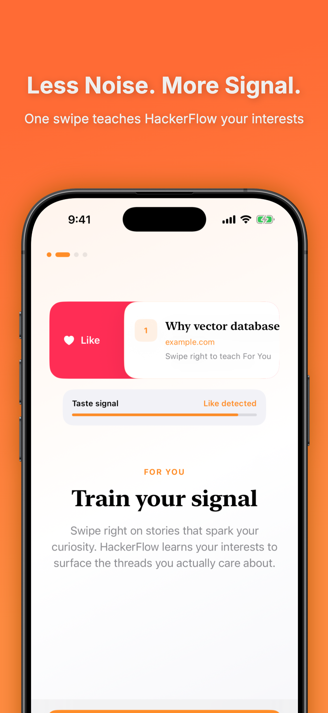 Train Your Signal